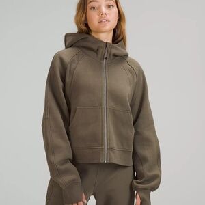 Lululemon Scuba Oversized Full-Zip Hoodie in Carob Brown